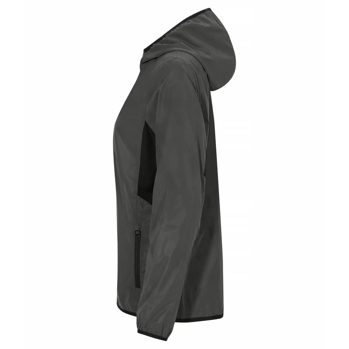 Cortavientos de mujer CLIQUE WILLMAR WOMEN 0200965 2 Cortavientos de mujer Clique Willmar Women 0200965 gris reflectante, vista lateral izquierdo