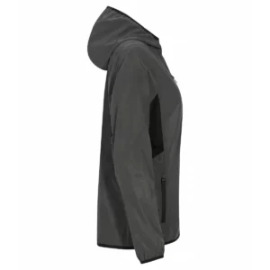 Cortavientos de mujer Clique Willmar Women 0200965 gris reflectante, vista lateral derecho