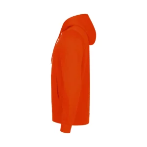 Sudadera unisex CLIQUE MIAMI HOODY 0201031, Naranja, lateral izquierdo