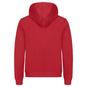 Sudadera unisex CLIQUE MIAMI HOODY 0201031, Rojo, vista posterior