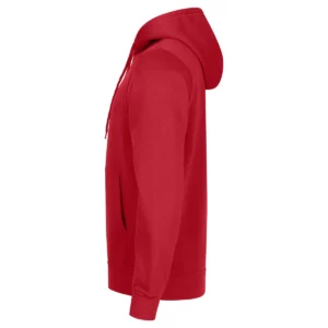 Sudadera unisex CLIQUE MIAMI HOODY 0201031, Rojo, lateral izquierdo