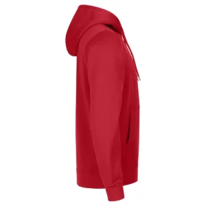 Sudadera unisex CLIQUE MIAMI HOODY 0201031, Rojo, lateral derecho