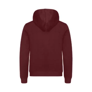 Sudadera unisex CLIQUE MIAMI HOODY 0201031, Burdeos, vista posterior