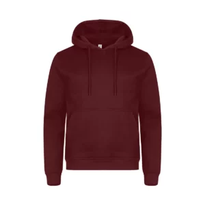 Sudadera unisex CLIQUE MIAMI HOODY 0201031, Burdeos, vista frontal