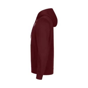 Sudadera unisex CLIQUE MIAMI HOODY 0201031, Burdeos, lateral izquierdo