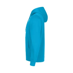 Sudadera unisex CLIQUE MIAMI HOODY 0201031, Turquesa, lateral izquierdo