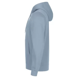 Sudadera unisex CLIQUE MIAMI HOODY 0201031, Azul pastel, lateral izquierdo