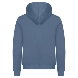 Sudadera unisex CLIQUE MIAMI HOODY 0201031, Azul metal, vista posterior