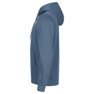 Sudadera unisex CLIQUE MIAMI HOODY 0201031, Azul metal, lateral izquierdo