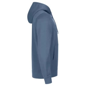 Sudadera unisex CLIQUE MIAMI HOODY 0201031, Azul metal, lateral derecho