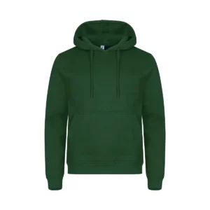 Sudadera unisex CLIQUE MIAMI HOODY 0201031, Verde botella, vista frontal