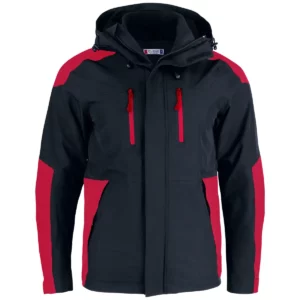 Chaqueta de trekking Clique Stafford 020901, Rojo, vista frontal