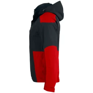 Chaqueta de trekking Clique Stafford 020901, Rojo, lateral izquierdo