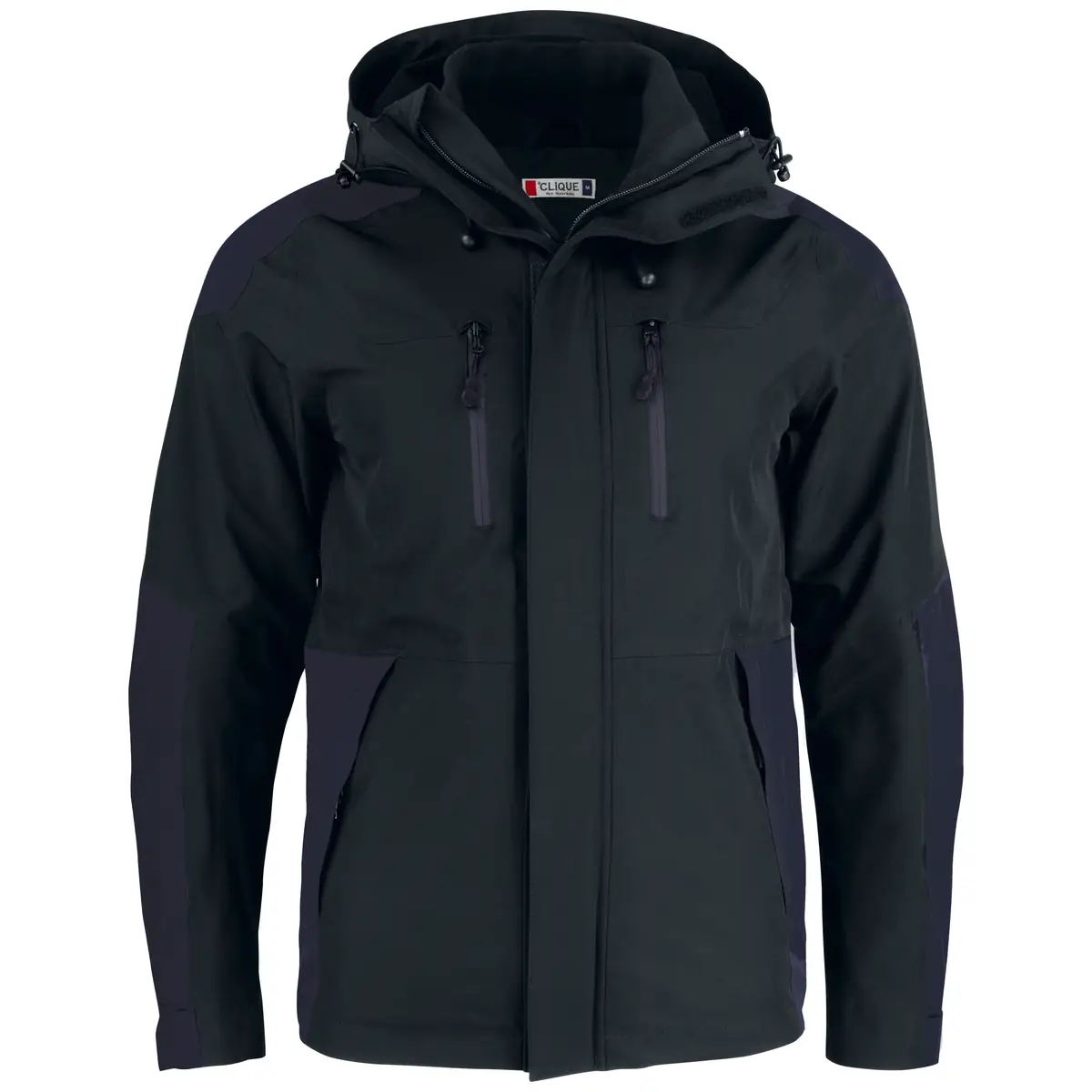 Chaqueta de trekking unisex CLIQUE STAFFORD 020901 3 Chaqueta de trekking Clique Stafford 020901, Azul marino oscuro, vista frontal