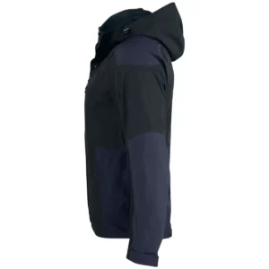 Chaqueta de trekking Clique Stafford 020901, Azul marino oscuro, lateral izquierdo