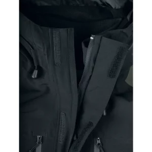 Chaqueta de trekking Clique Stafford 020901, Hunter green, detalle de cremallera