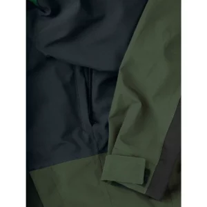 Chaqueta de trekking Clique Stafford 020901, Hunter green, detalle de manga