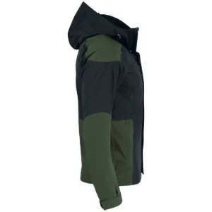 Chaqueta de trekking Clique Stafford 020901, Hunter green, lateral derecho