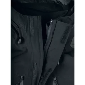 Chaqueta de trekking Clique Stafford 020901, Pistol, detalle de cremallera