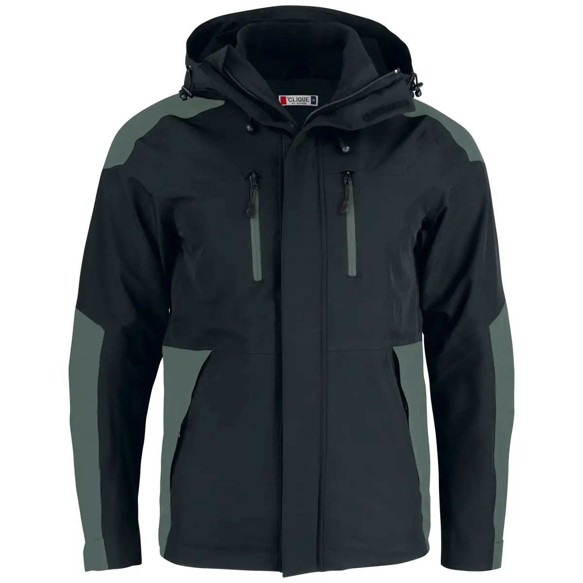 Chaqueta de trekking unisex CLIQUE STAFFORD 020901 11 Chaqueta de trekking Clique Stafford 020901, Pistol, vista frontal