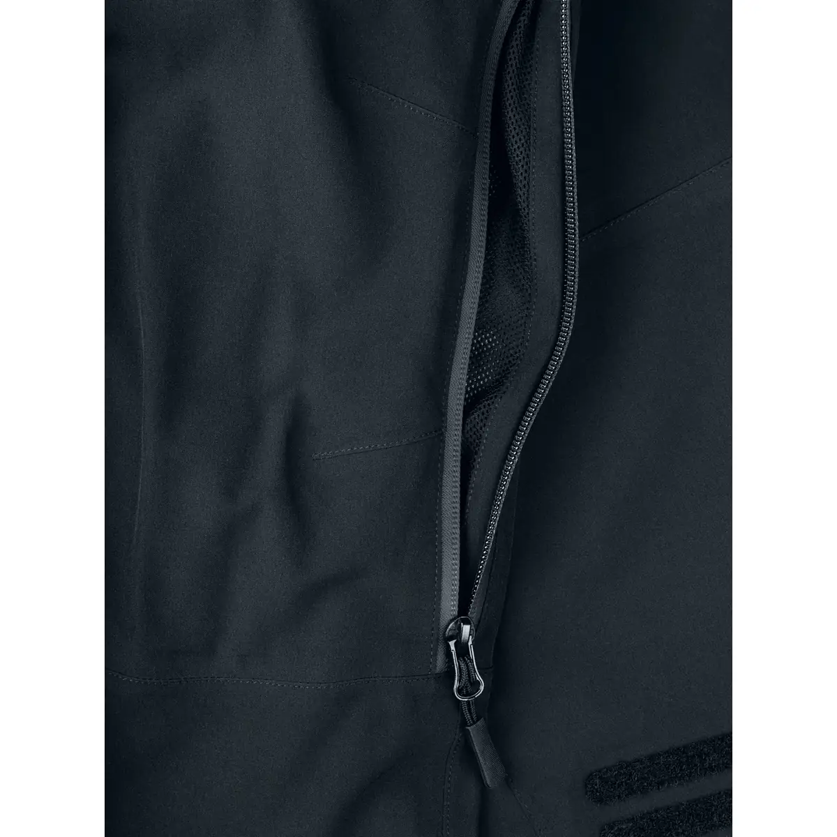 Pantalón de trekking unisex CLIQUE SEBRING 020902 7 Pantalón de trekking Clique Sebring 020902, negro, detalle de cremallera