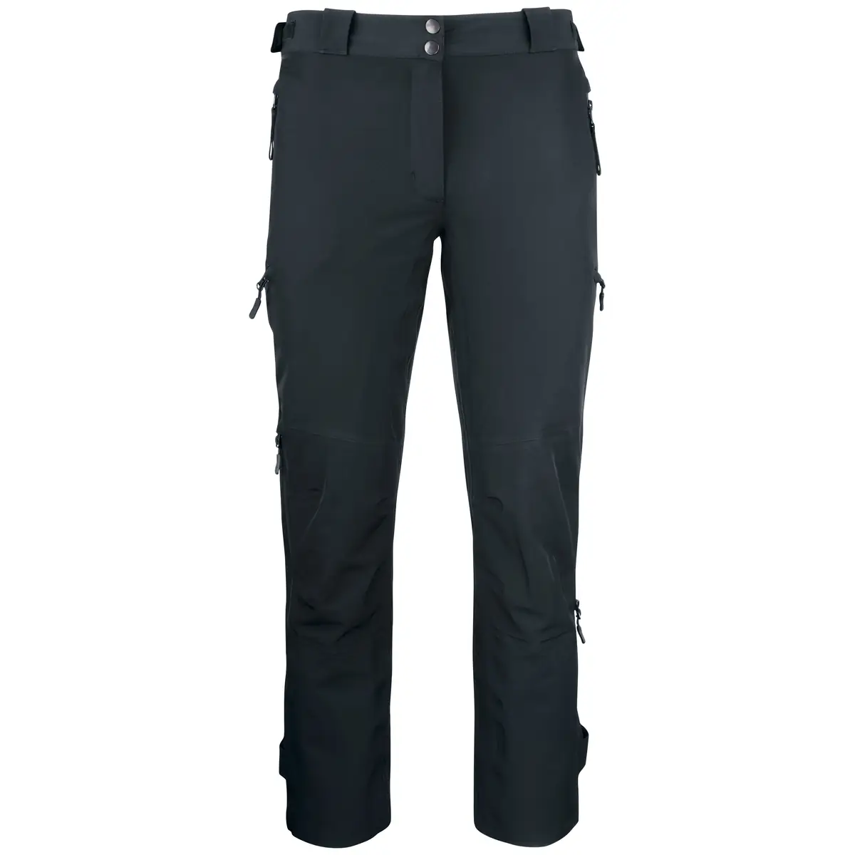 Pantalón de trekking unisex CLIQUE SEBRING 020902 3 Pantalón de trekking Clique Sebring 020902, negro, vista frontal