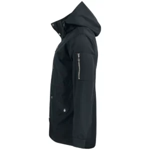 Chaqueta de entretiempo Clique Arock 020903 negro, vista lateral izquierdo