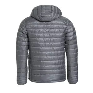 Chaqueta infantil Clique Hudson Junior 020905, Gris, vista posterior
