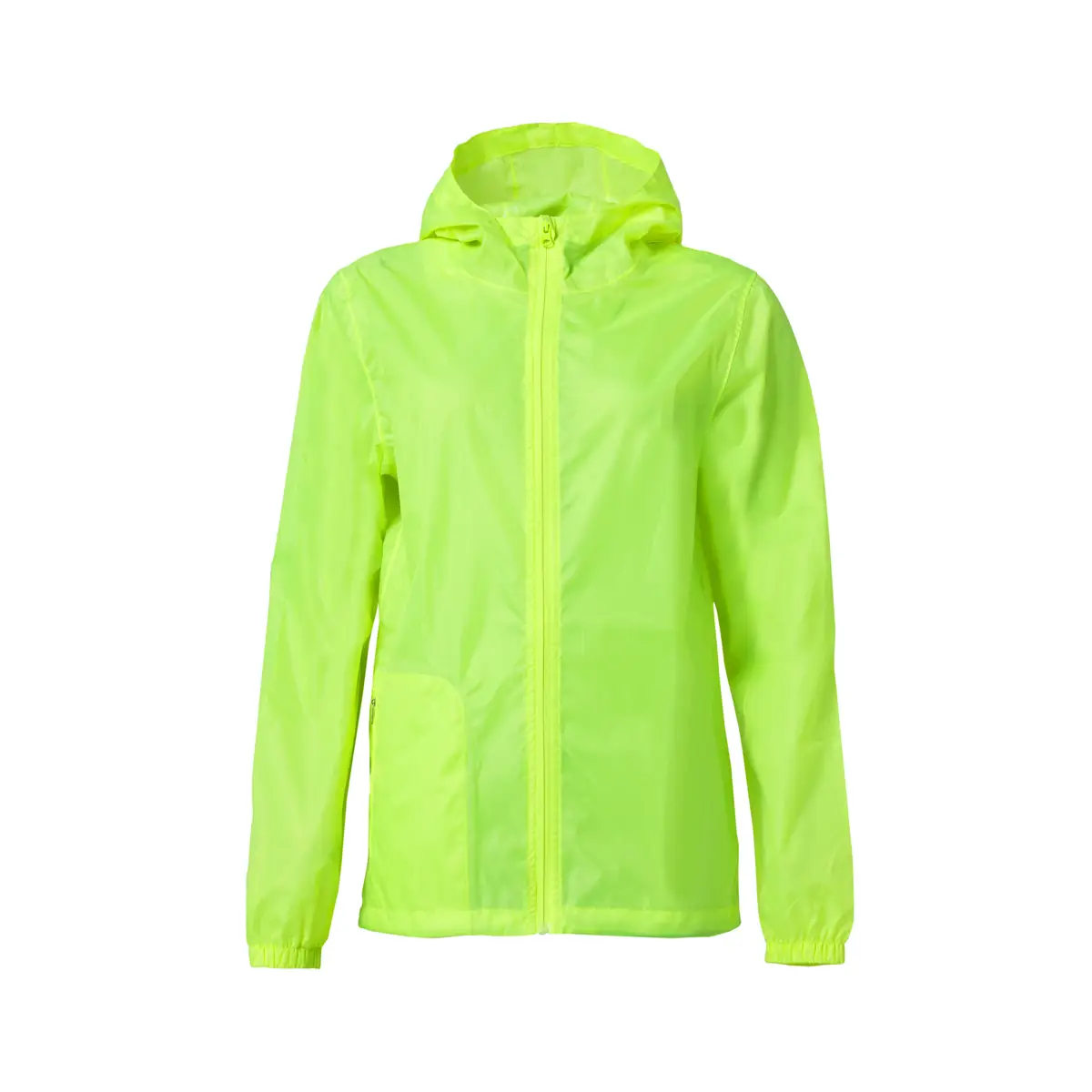 Chubasquero unisex CLIQUE BASIC RAIN JACKET 020929 3 Chubasquero unisex CLIQUE BASIC RAIN JACKET 020929, Amarillo visibilidad, vista frontal