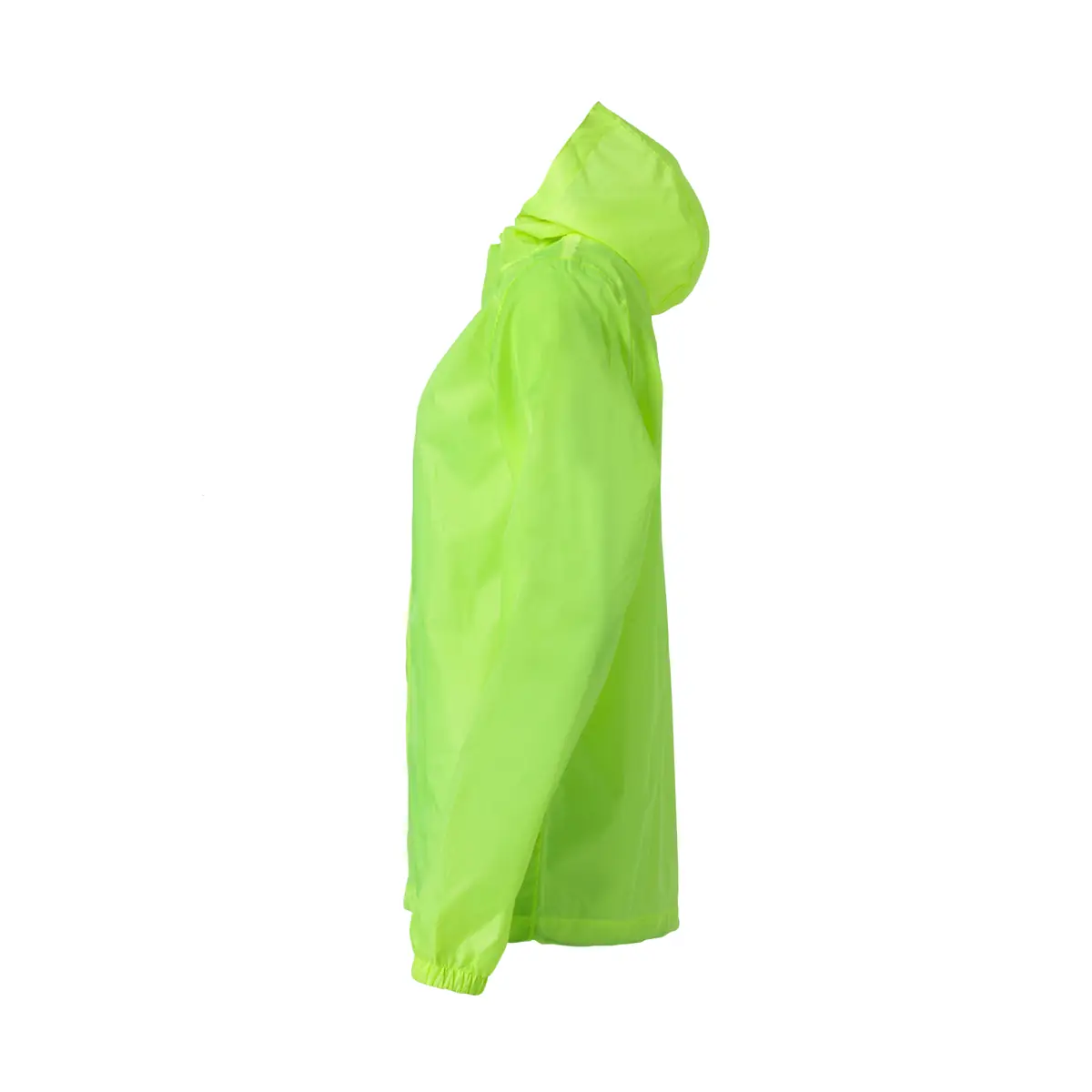 Chubasquero unisex CLIQUE BASIC RAIN JACKET 020929 5 Chubasquero unisex CLIQUE BASIC RAIN JACKET 020929, Amarillo visibilidad, lateral izquierdo
