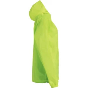 Chubasquero unisex CLIQUE BASIC RAIN JACKET 020929, Amarillo visibilidad, lateral derecho
