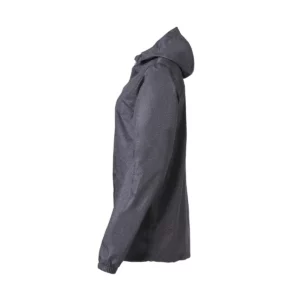 Chubasquero unisex CLIQUE BASIC RAIN JACKET 020929, Antracita marengo, lateral izquierdo