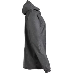 Chubasquero unisex CLIQUE BASIC RAIN JACKET 020929, Antracita marengo, lateral derecho