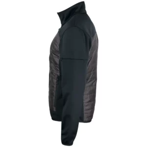 Chaqueta polar Clique Custer 020933 negro, lateral izquierdo