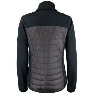 Chaqueta polar Clique Custer Women 020934 negro, vista posterior
