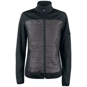 Chaqueta polar Clique Custer Women 020934 negro, vista frontal