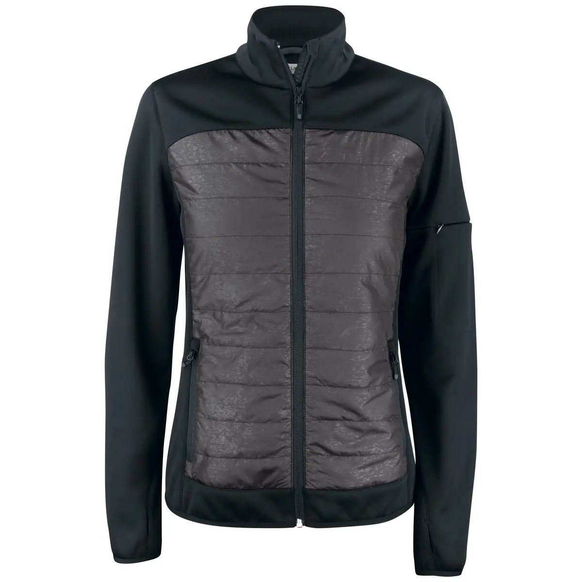 Chaqueta polar de mujer CLIQUE CUSTER WOMEN 020934 3 Chaqueta polar Clique Custer Women 020934 negro, vista frontal