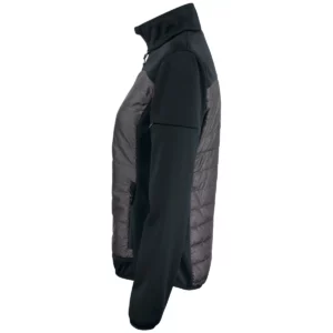 Chaqueta polar Clique Custer Women 020934 negro, lateral izquierdo