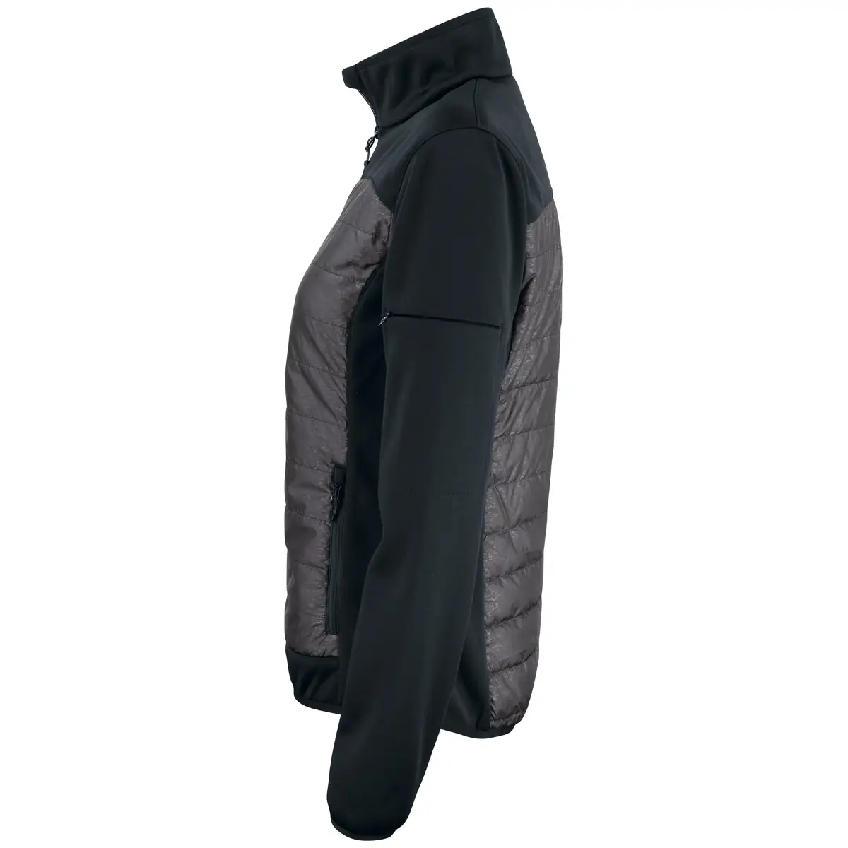 Chaqueta polar de mujer CLIQUE CUSTER WOMEN 020934 5 Chaqueta polar Clique Custer Women 020934 negro, lateral izquierdo