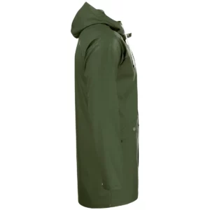 Chubasquero hombre CLIQUE CLASSIC RAIN JACKET 020939, Hunter green, lateral derecho