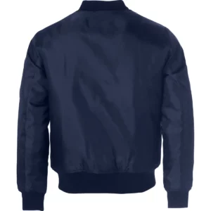 Chaqueta unisex CLIQUE BOMBER 020955, Marino oscuro, vista posterior