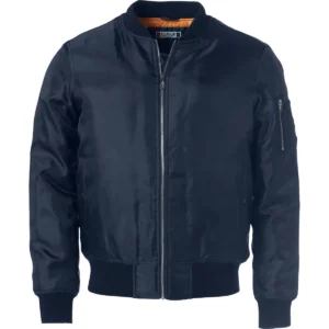 Chaqueta unisex CLIQUE BOMBER 020955, Marino oscuro, vista frontal