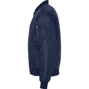 Chaqueta unisex CLIQUE BOMBER 020955, Marino oscuro, lateral izquierdo