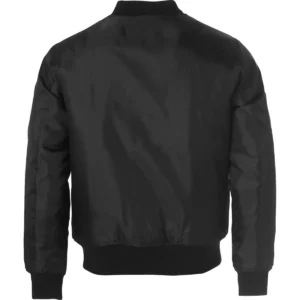 Chaqueta unisex CLIQUE BOMBER 020955, Negro, vista posterior