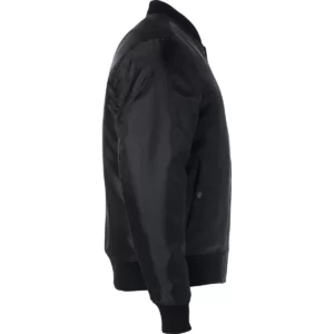 Chaqueta unisex CLIQUE BOMBER 020955, Negro, lateral derecho