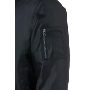 Chaqueta unisex CLIQUE BOMBER 020955, detalle del bolsillo de la manga