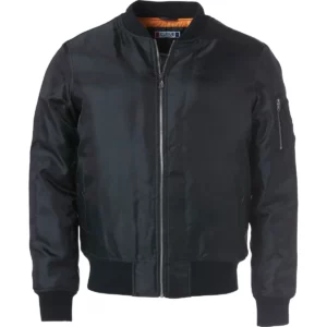 Chaqueta unisex CLIQUE BOMBER 020955, Negro, vista frontal