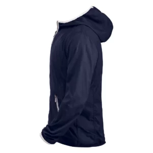 Cortaviento unisex CLIQUE HARDY 020961, Marino oscuro, lateral izquierdo