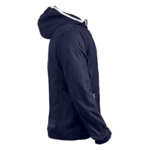 Cortaviento unisex CLIQUE HARDY 020961, Marino oscuro, lateral derecho