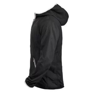 Cortaviento unisex CLIQUE HARDY 020961, Negro, lateral izquierdo